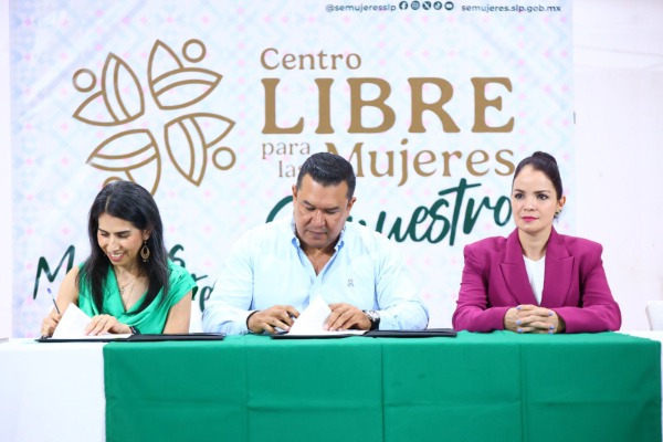 Inauguración del centro libre en Rioverde