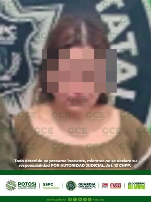 Mujer es detenida por Guardia Civil estatal tras allanar una propiedad